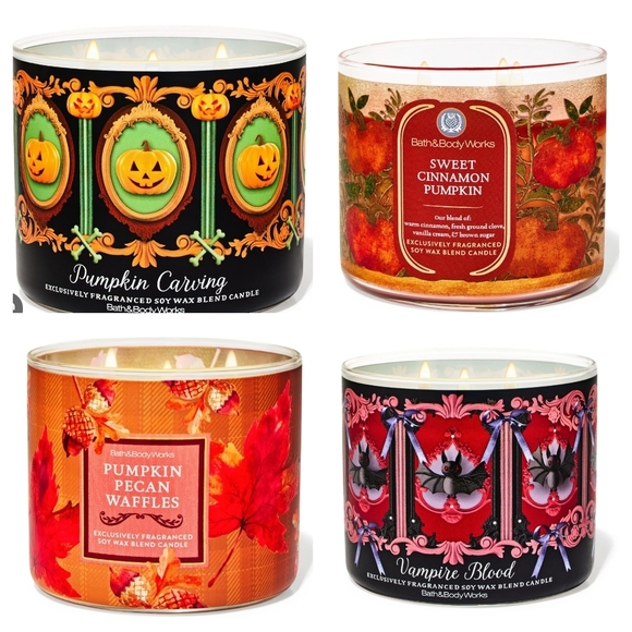 NEW Bath & Body Works, White Barn, 3-Wick, 14.5 oz Candle ~YOU CHOOSE THE SCENT! - Picture 3 of 5